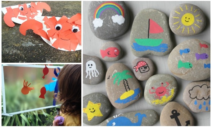 sea crafts for kids under the sea theme