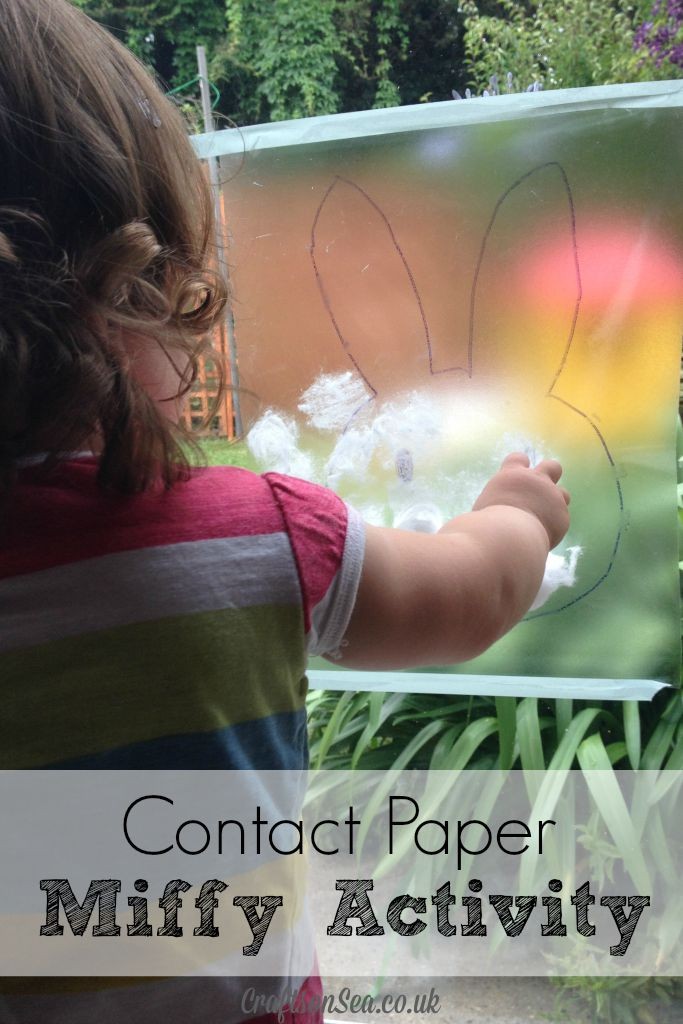 Contact Paper Miffy Activity