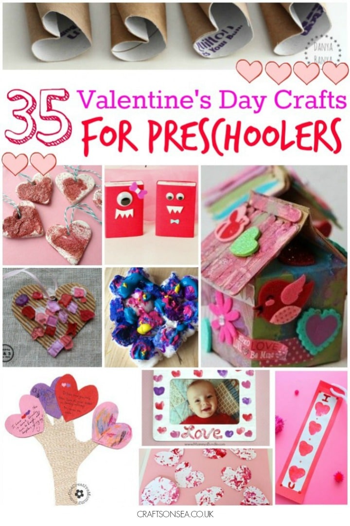 valentines crafts for preschoolers easy and cute heart crafts