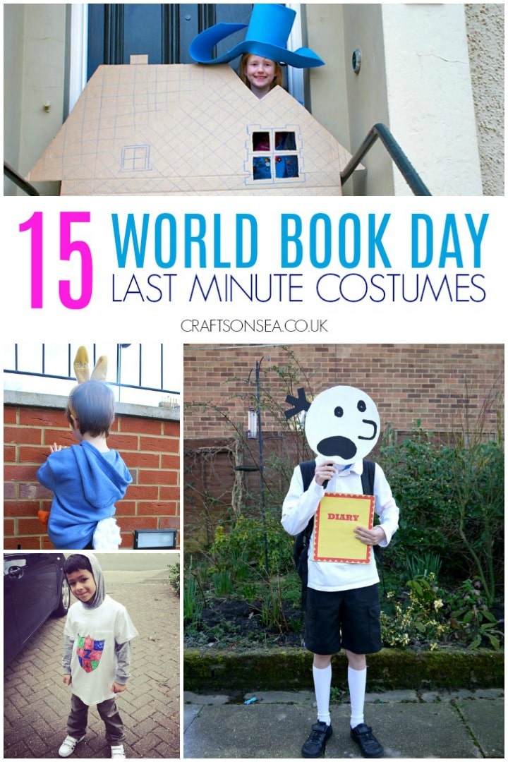 15 Last Minute Costume Ideas for World Book Day - Crafts on Sea