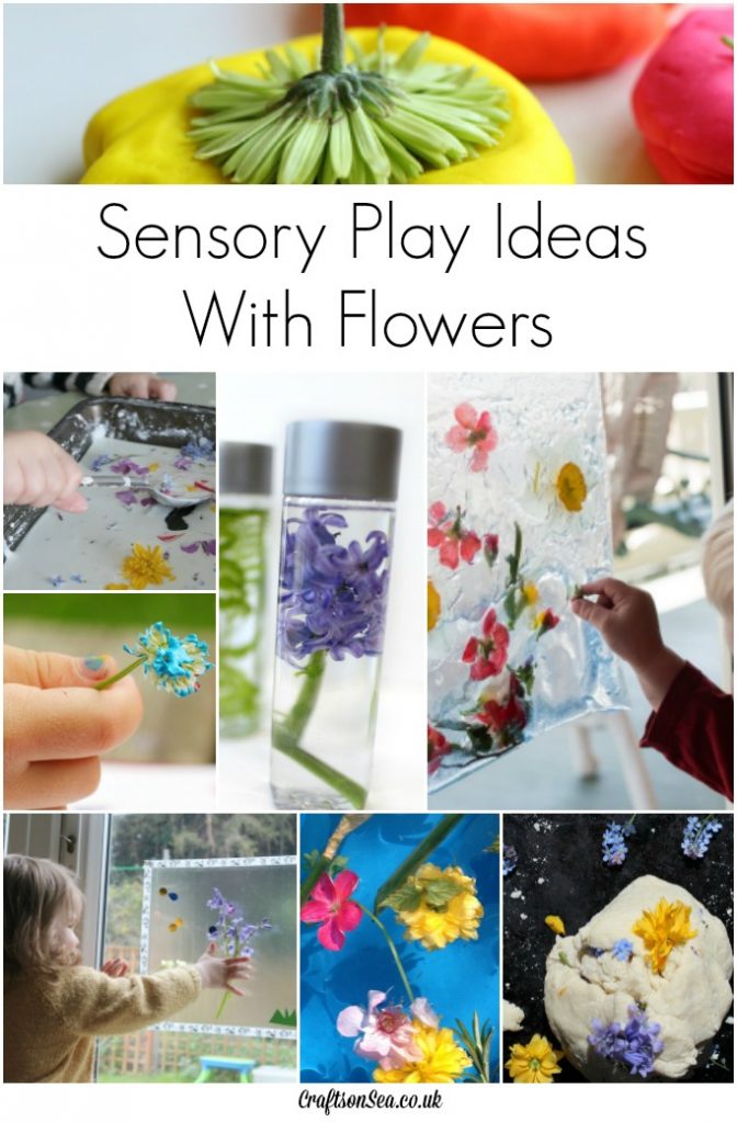 sensory play ideas with flowers