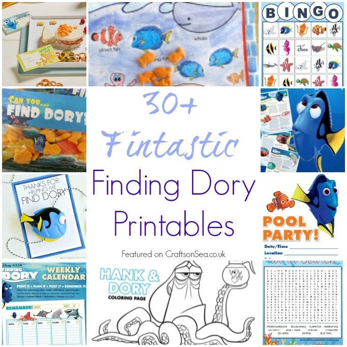 finding dory activity pack