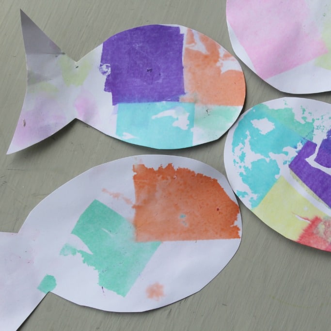 easy rainbow fish craft
