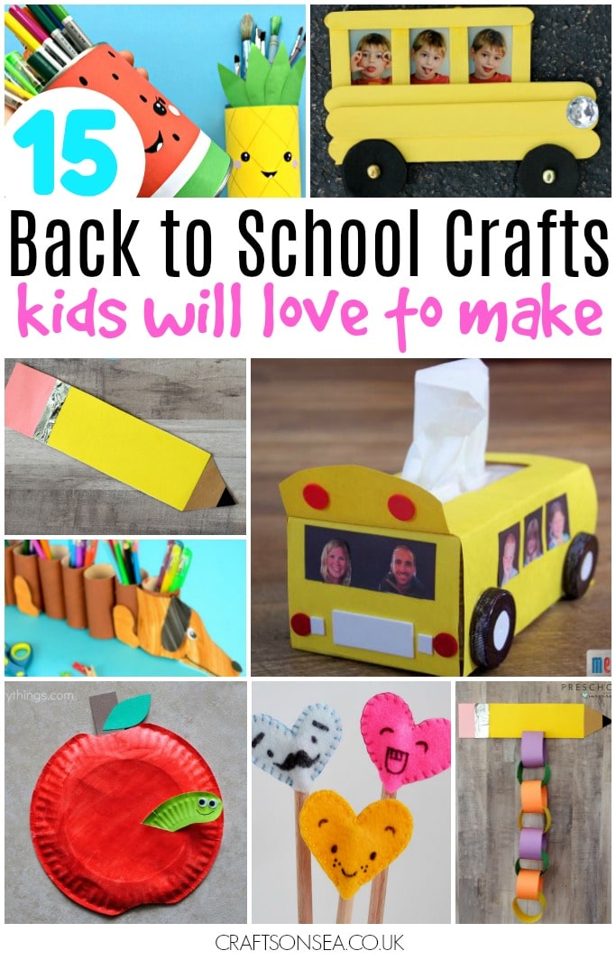 back to school crafts for kids