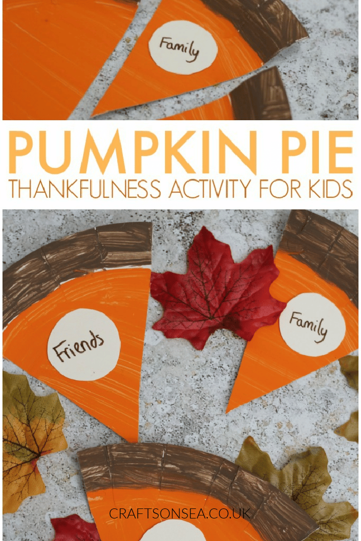 thankful pumpkin pie craft