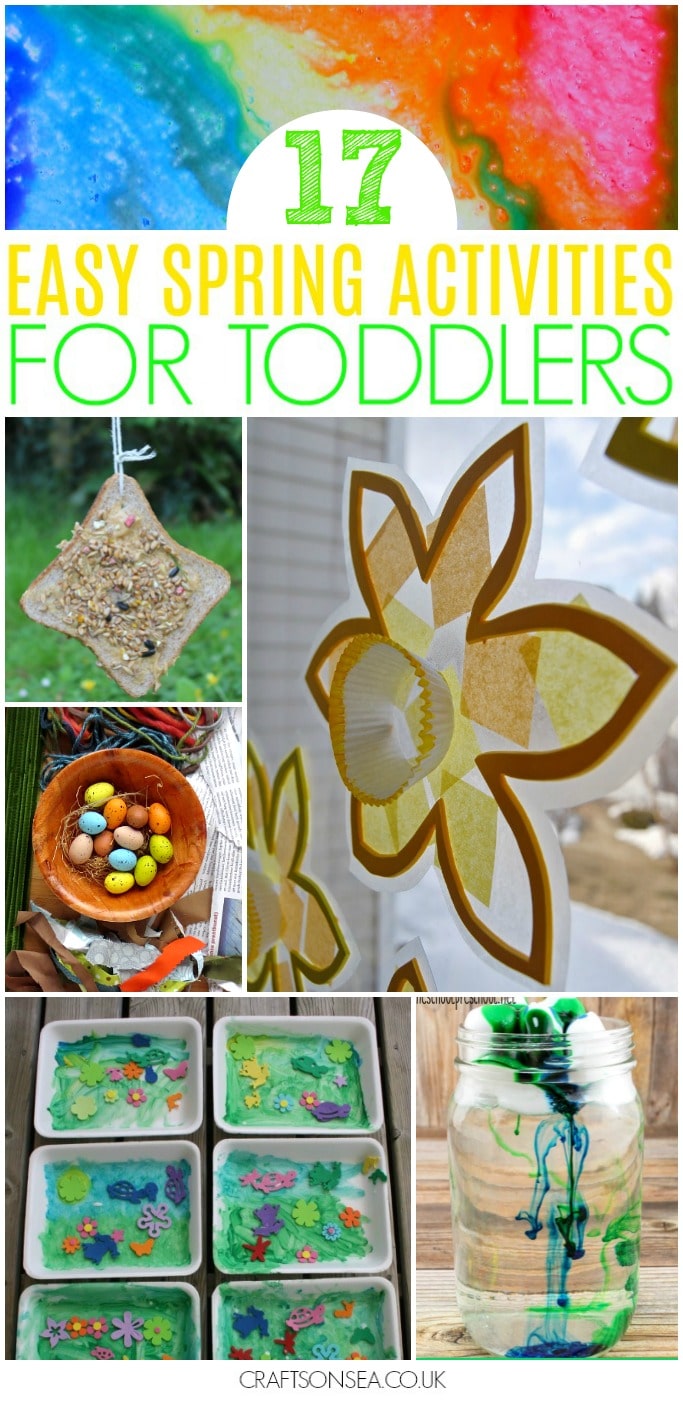 easy spring activities for toddlers to make