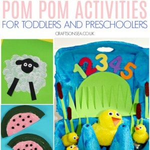 pom pom activities preschool