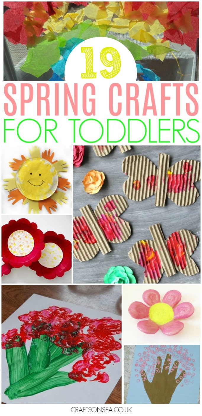 spring crafts for toddlers easy