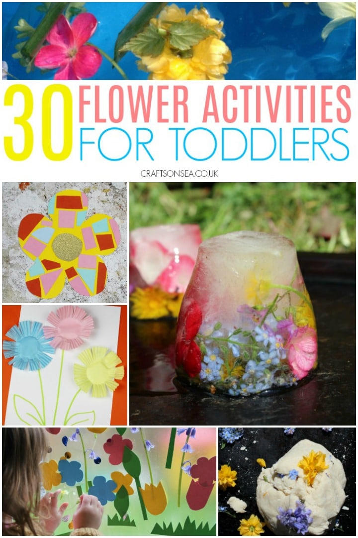 flower crafts and activities for toddlers