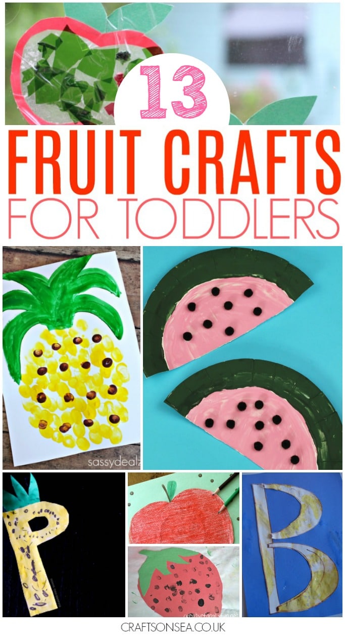 fruit crafts for toddlers for kids art projects