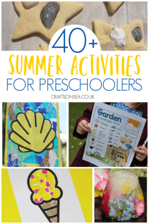 40+ Super Fun Summer Activities for Preschoolers - Crafts on Sea