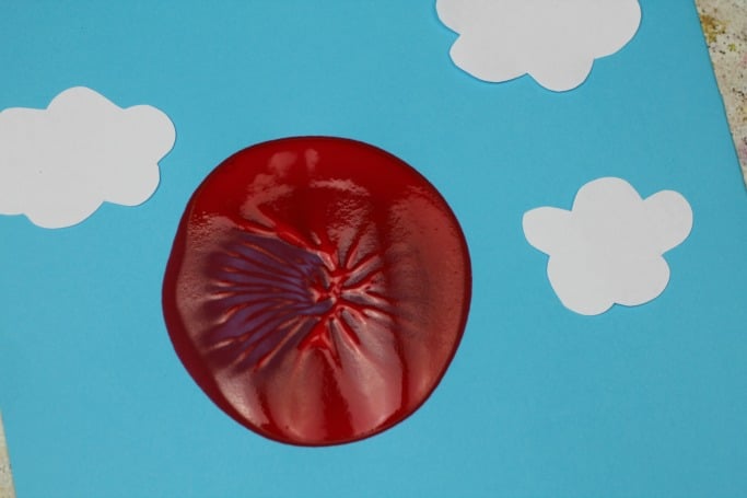 hot air balloon craft for kids with paint