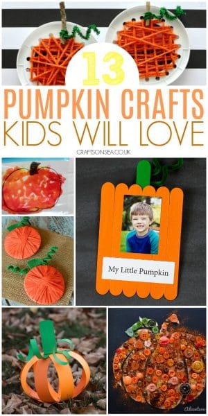Pumpkin Crafts for Kids: 25 Easy and Fun Ideas They'll LOVE! - Crafts ...