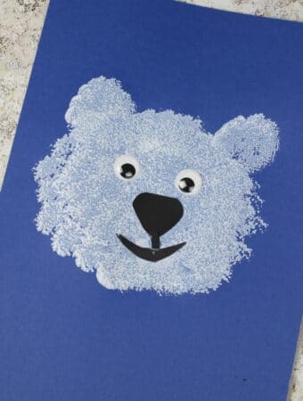 polar bear craft for toddlers to make