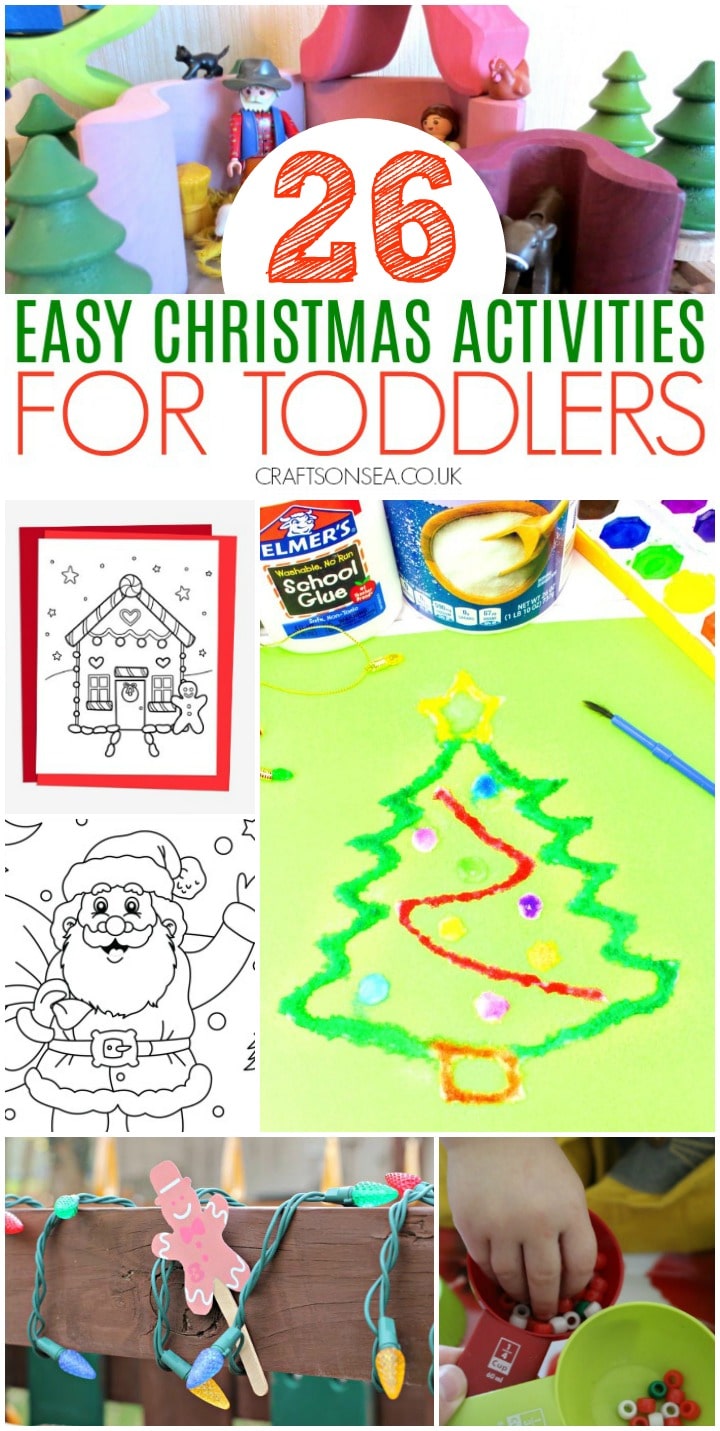 easy Christmas activities for toddlers