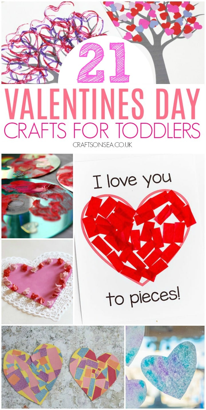 17 Adorable Valentine's Day Crafts for Toddlers - Messy Little Monster