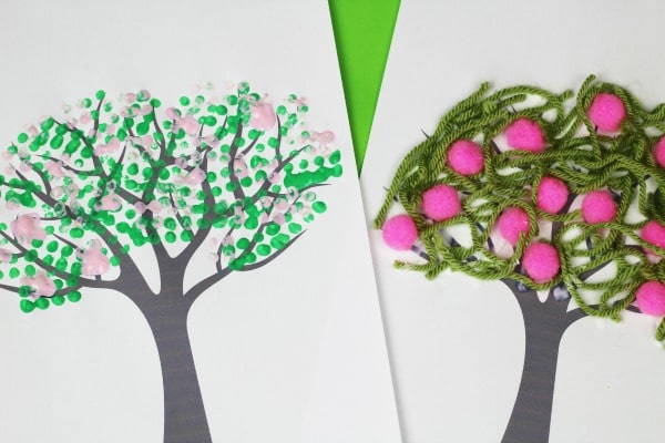 easy spring tree crafts for kids preschool