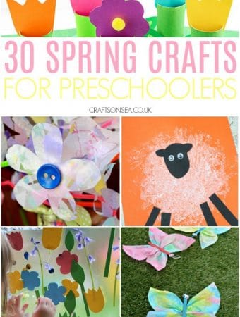 spring crafts for preschoolers three and four year olds