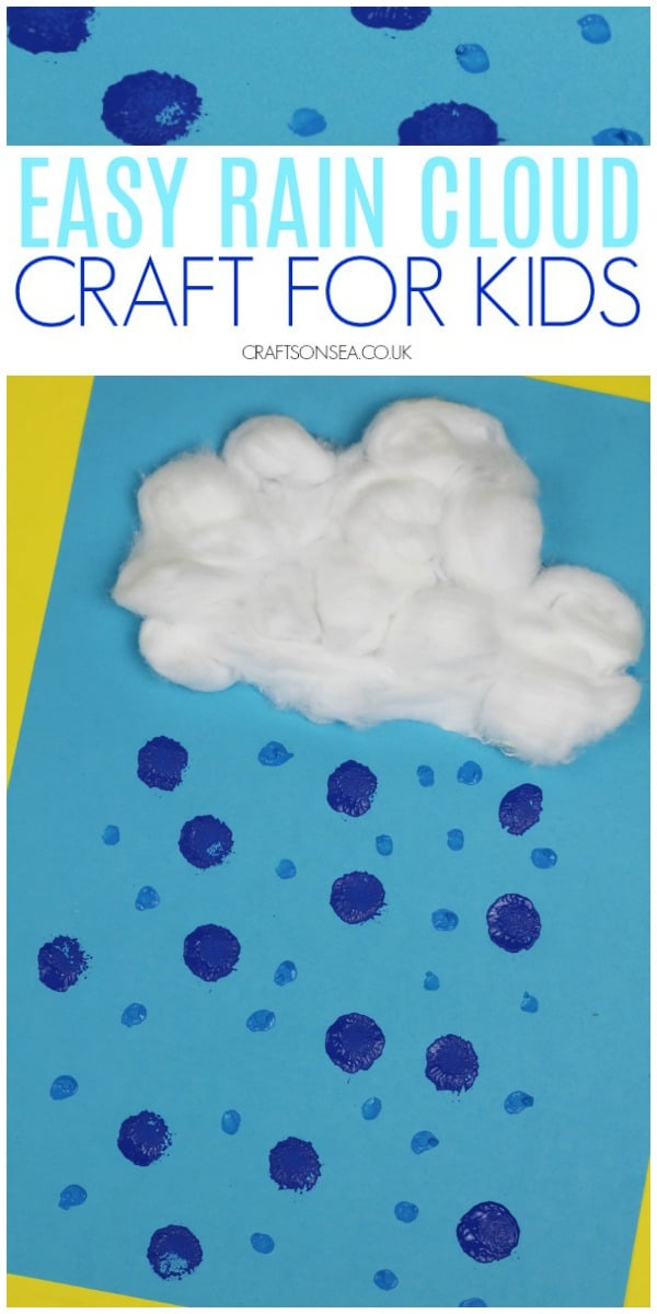 easy rain cloud craft for kids