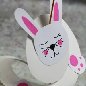 paper plate rabbit 300