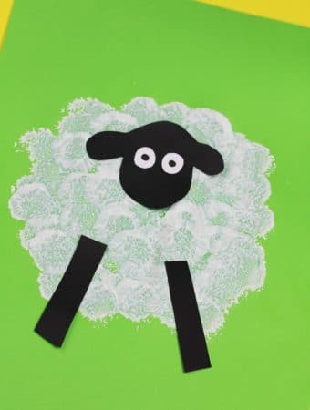 sheep craft for toddlers preschool