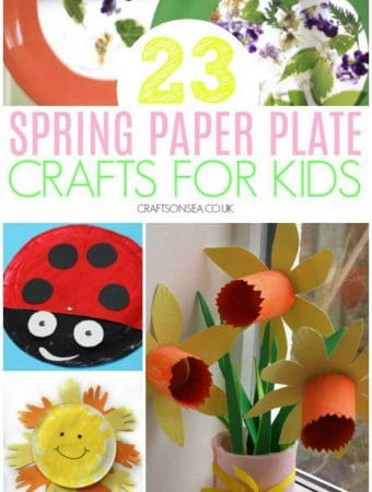 spring paper plate crafts for kids ladybird flowers