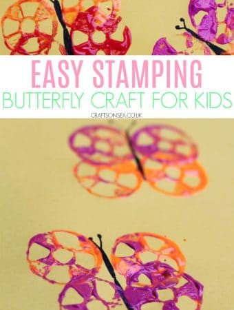 easy butterfly craft for kids toddlers preschool