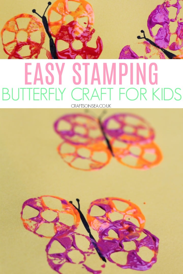 easy butterfly craft for kids toddlers preschool