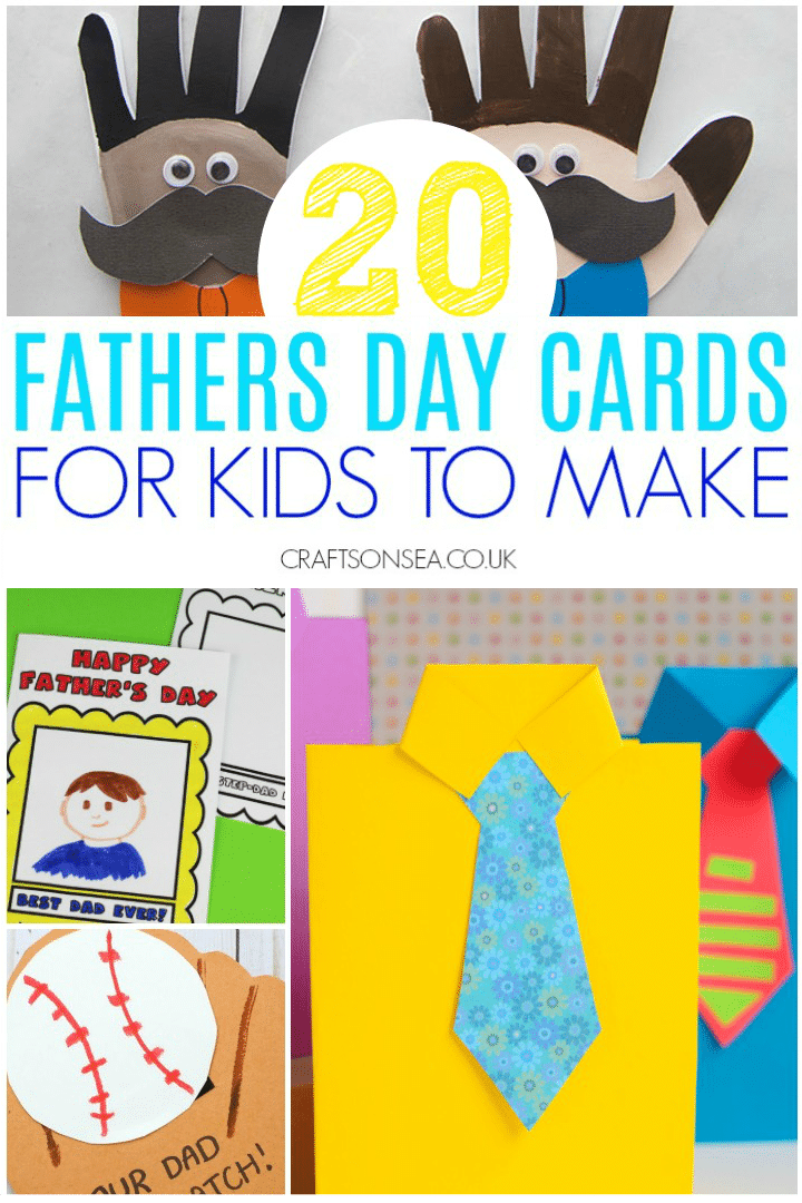 fathers day cards for kids to make shirt handprint