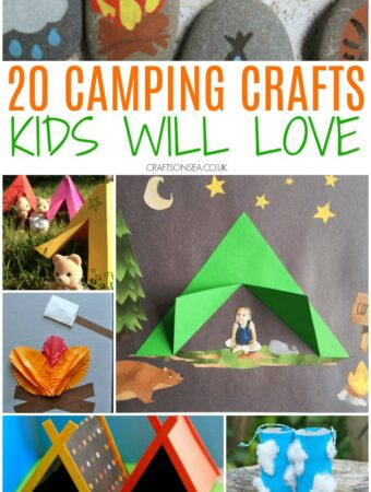 camping crafts for kids tent crafts campfire crafts painted rocks