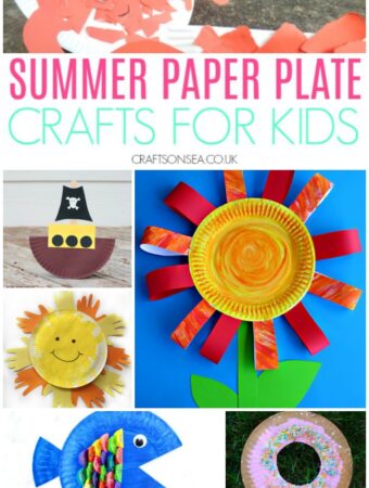 paper plate crafts for kids sun flower fish donut