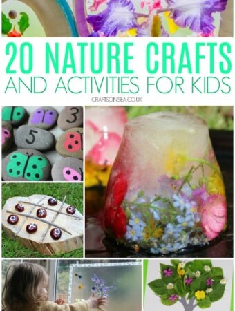 nature crafts for kids easy