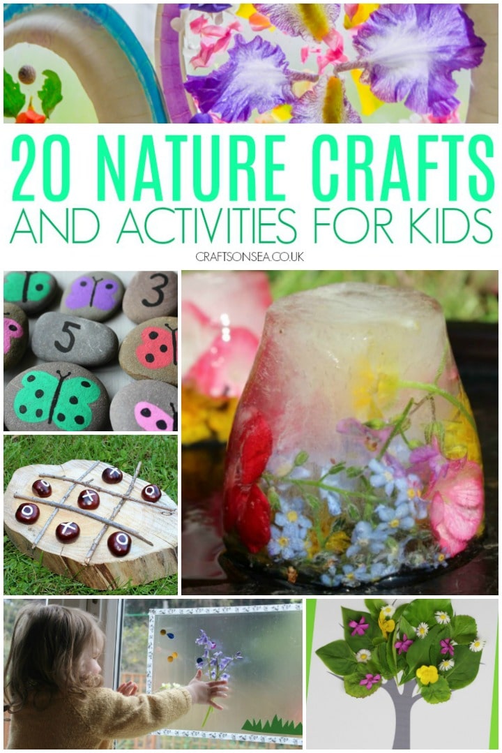 nature crafts for kids easy