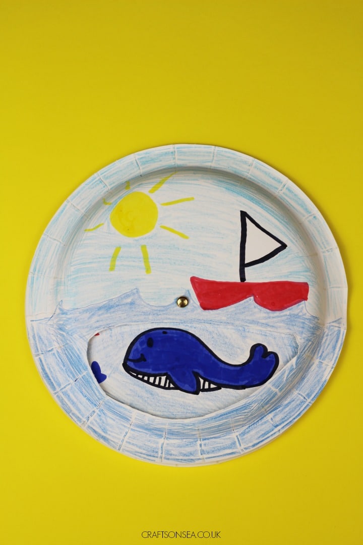 sea paper plate craft for kids