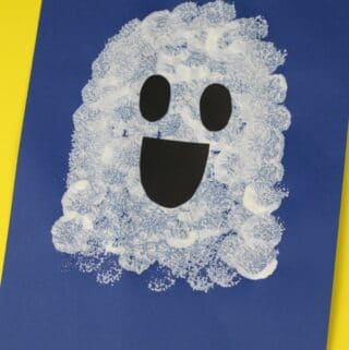 easy ghost craft for kids perfect for toddlers and preschool