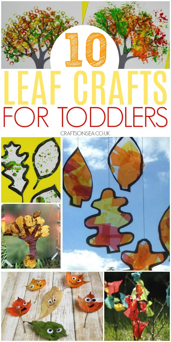 leaf crafts for toddlers fall leaves autumn
