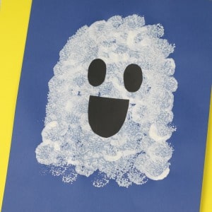 an easy ghost craft for toddlers and preschoolers