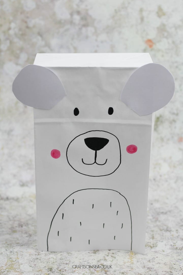 polar bear craft for kids suitable for preschool
