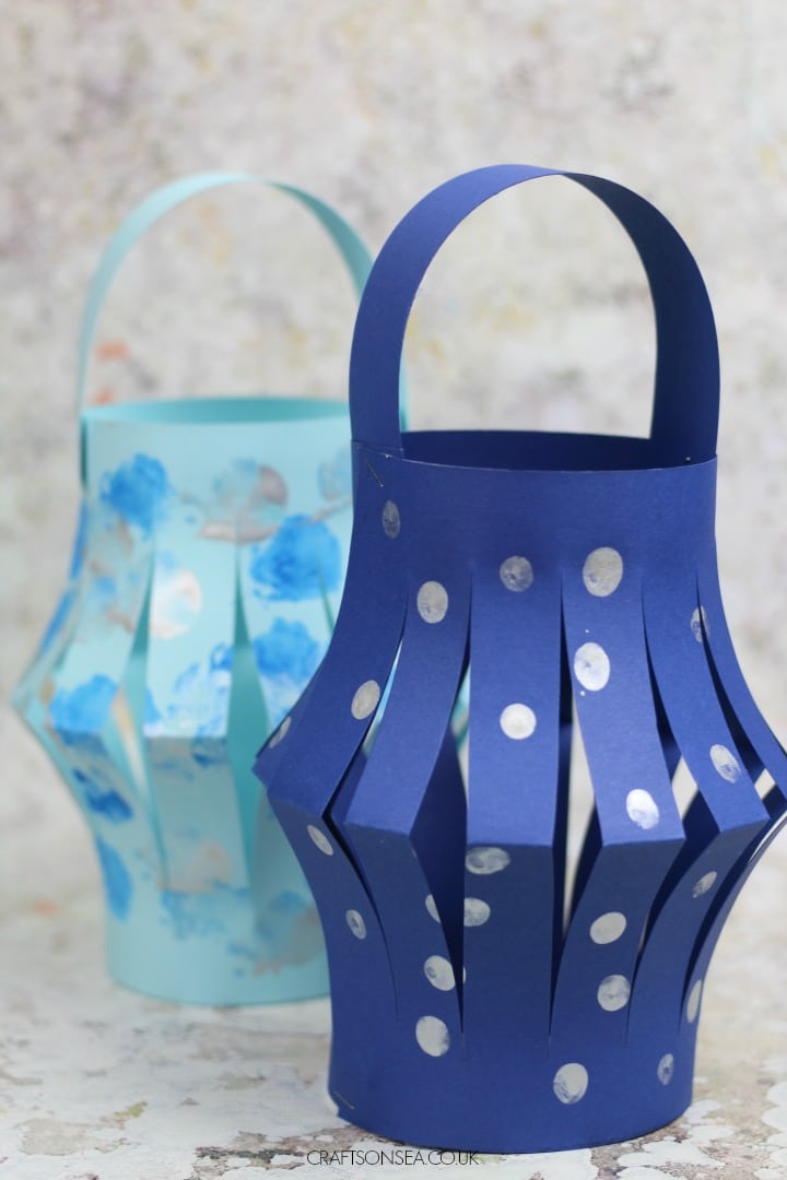 easy winter lantern craft for kids