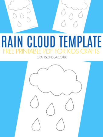 rain cloud template printable