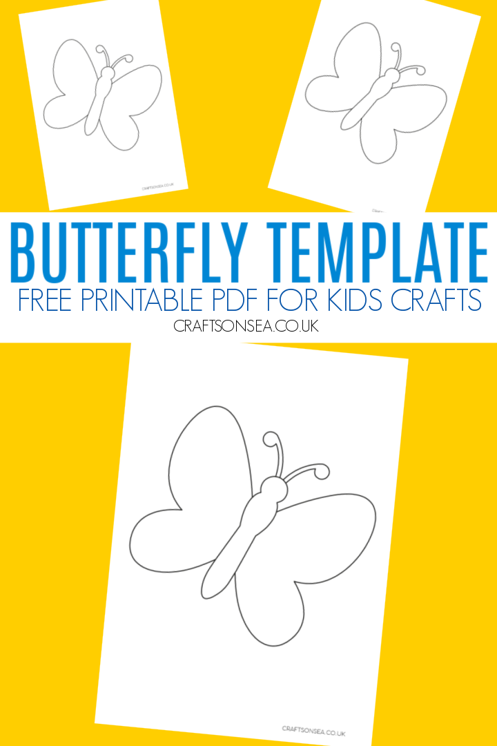 butterfly template printable free