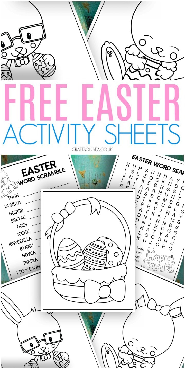 free easter activity sheets to print