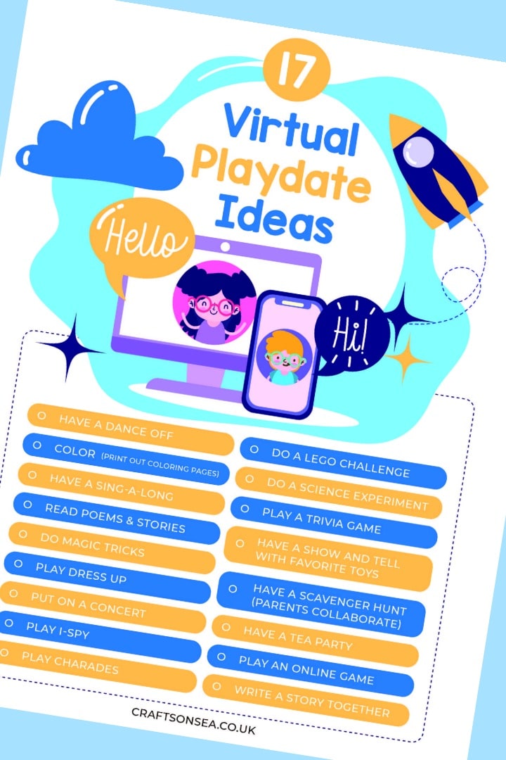 Virtual Playdate Ideas for Zoom