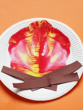 paint splat campfire craft