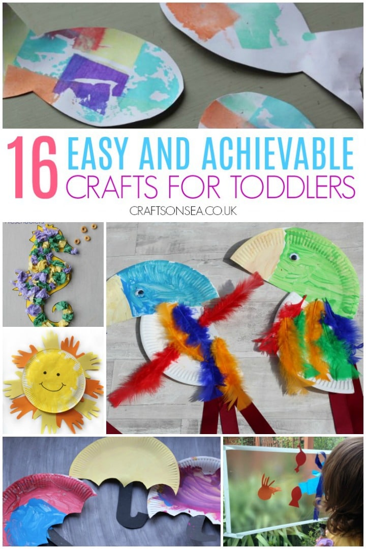 16 Easy and Achievable Toddler Crafts - Crafts on Sea