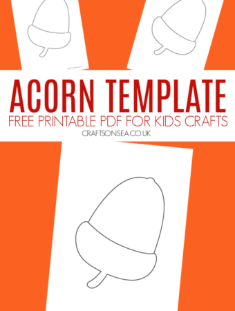 acorn template printable pdf