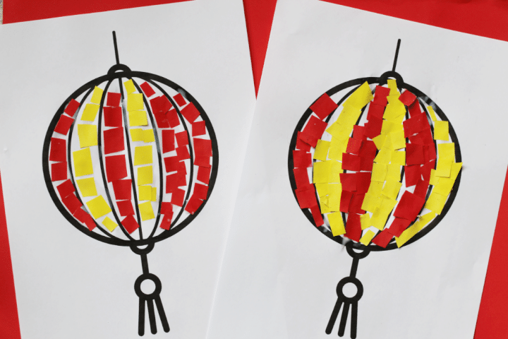 paper chinese lantern craft for kids easy