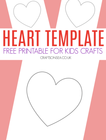 heart template free printable