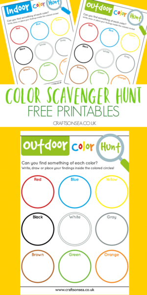 Color Scavenger Hunt - Crafts on Sea