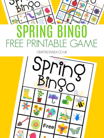 spring bingo game printable free
